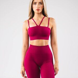 Alphalete Amplify Gemini Bra - Berry - Large NWT